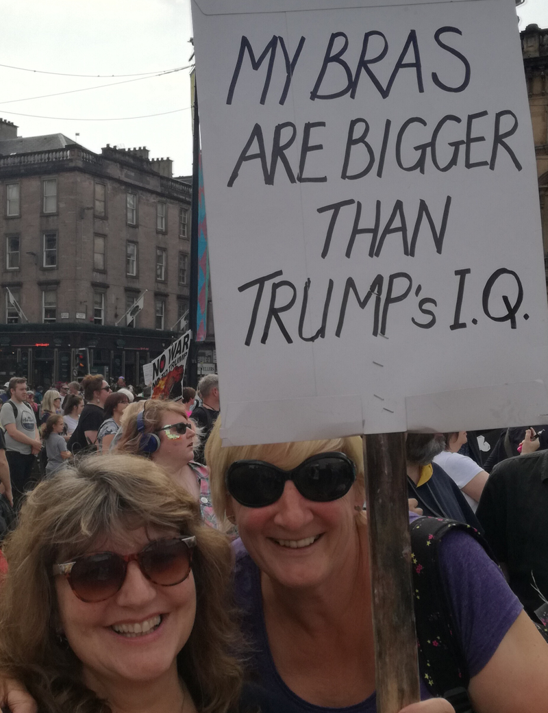 Illustration for article titled Scottish anti-Trump photo dump (long and comprehensive!)